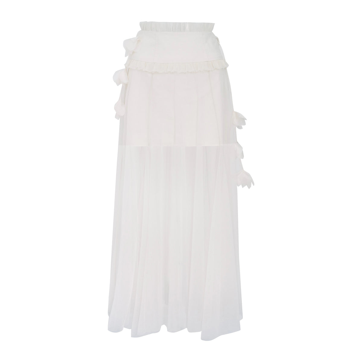 Fa Sogno White Tulle Dream Camisole Top and Skirt Set product image 5