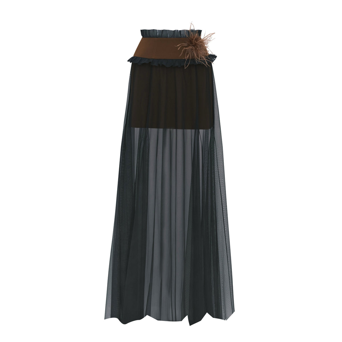 Fa Sogno Black Tulle Dream Camisole Top and Skirt Set product image 8