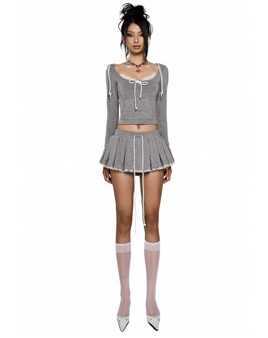 LSOUL Carlos Gray Sweatshirt Set