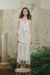 CROWCREW Mist-Kissed Pleated Dress