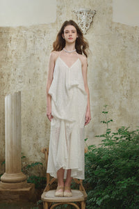 CROWCREW Mist-Kissed Pleated Dress