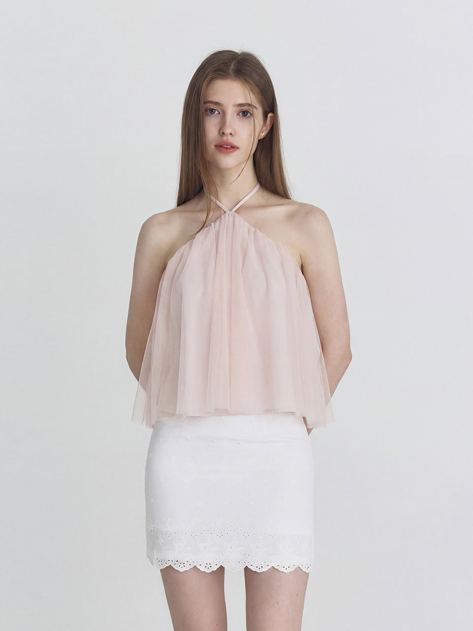 Not Your Rose April Halter Top Pink