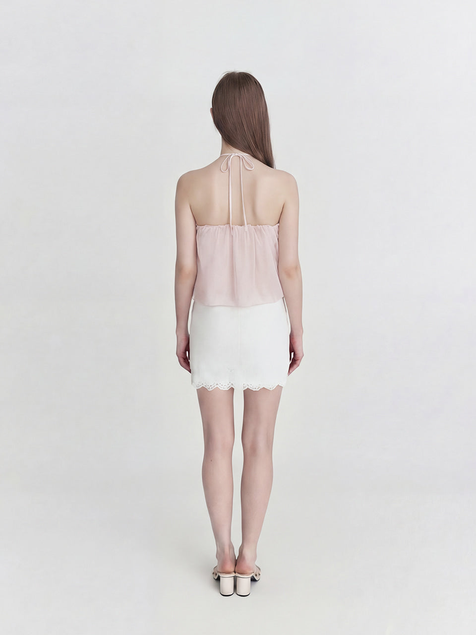 Not Your Rose April Halter Top Pink