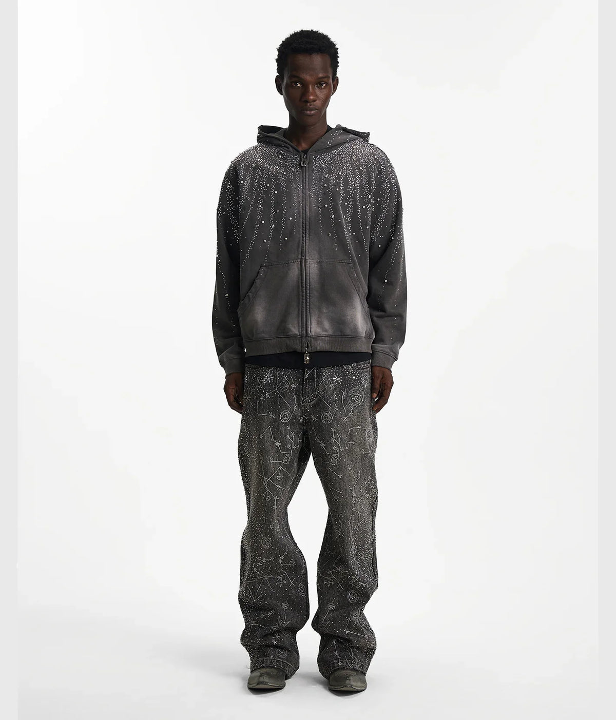 BORC Birth of Royal Child 20K Stellar Diamond Hoodie Gray