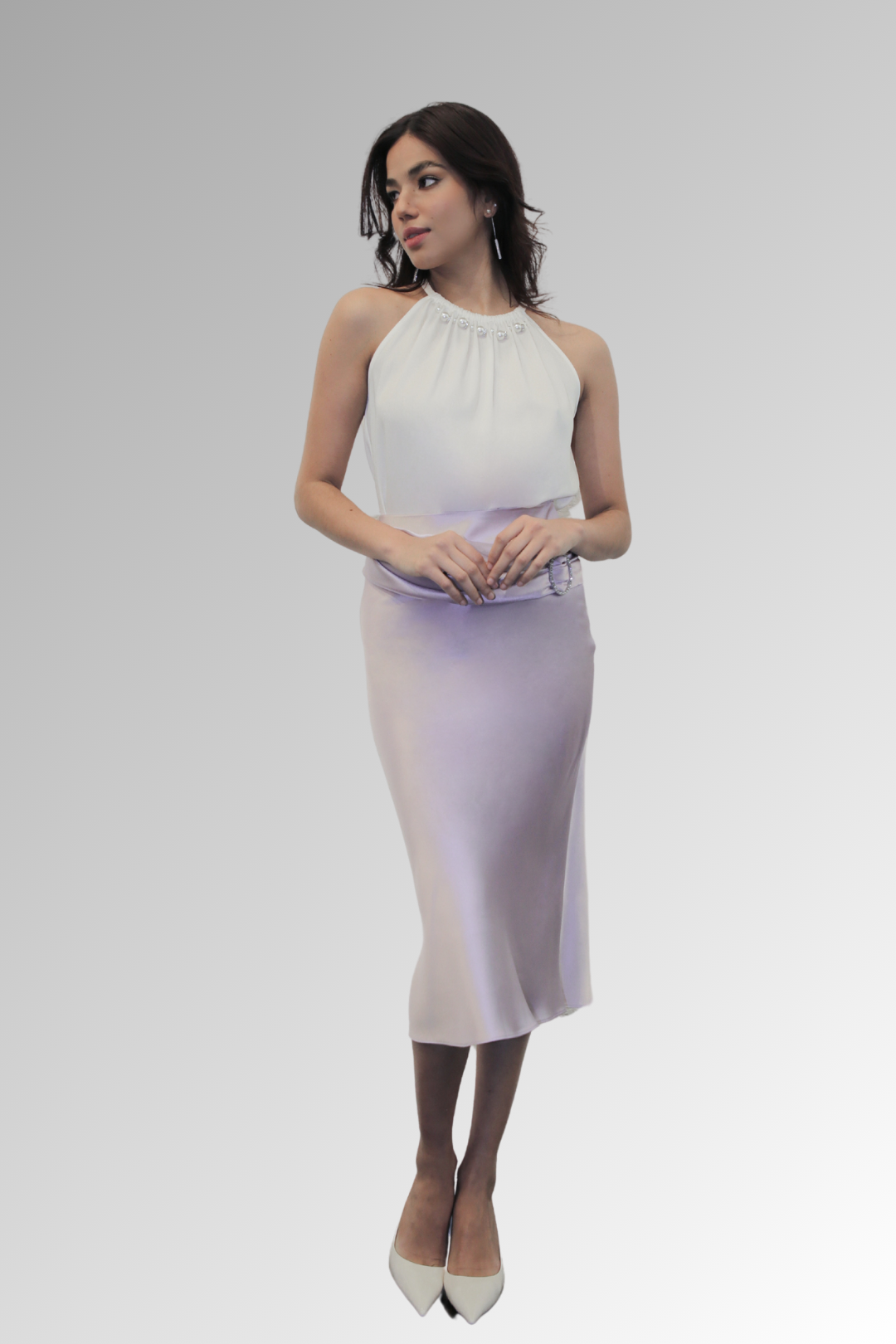 Lavender pencil dress online