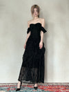 CROWCREW Nightfall Gathered Slim-Fit Dress