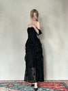 CROWCREW Nightfall Gathered Slim-Fit Dress