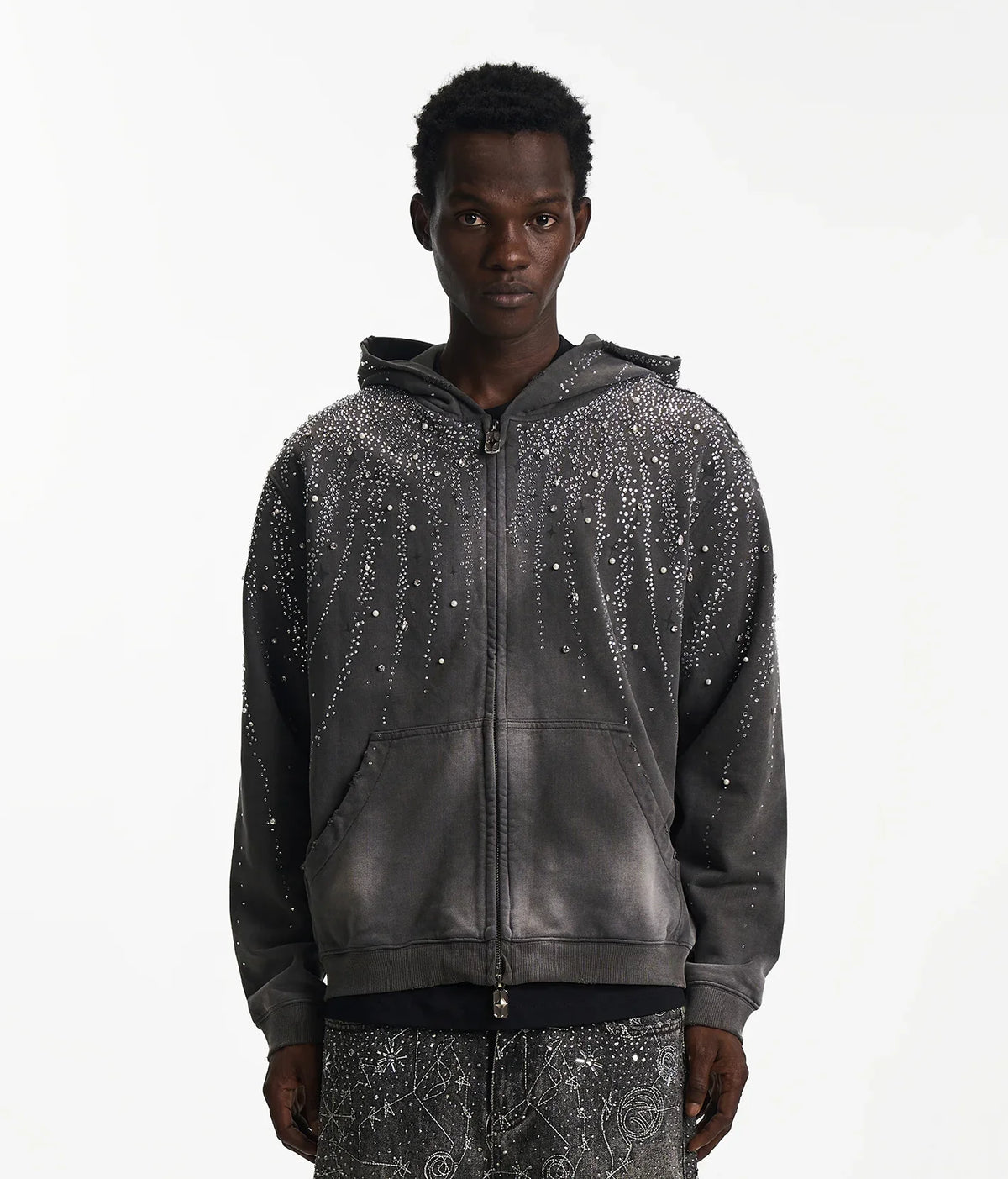 BORC Birth of Royal Child 20K Stellar Diamond Hoodie Gray