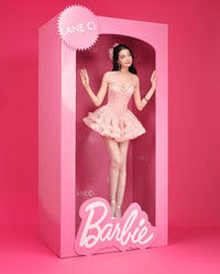 LANE CI Bloom花朵鱼骨模型蓬蓬裙（粉）