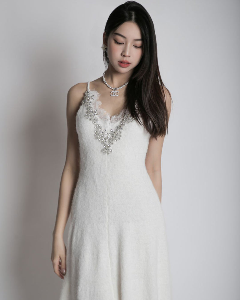 V-neck Lace Dress