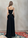 CROWCREW Ancient Greek Opulent Cross-Back Maxi Dress