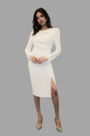 Lyra Long Sleeve Slit Dress