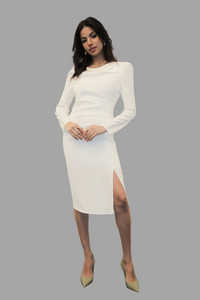 Lyra Long Sleeve Slit Dress