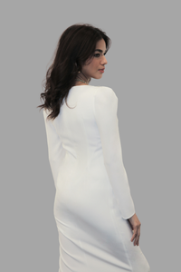 Lyra Long Sleeve Slit Dress