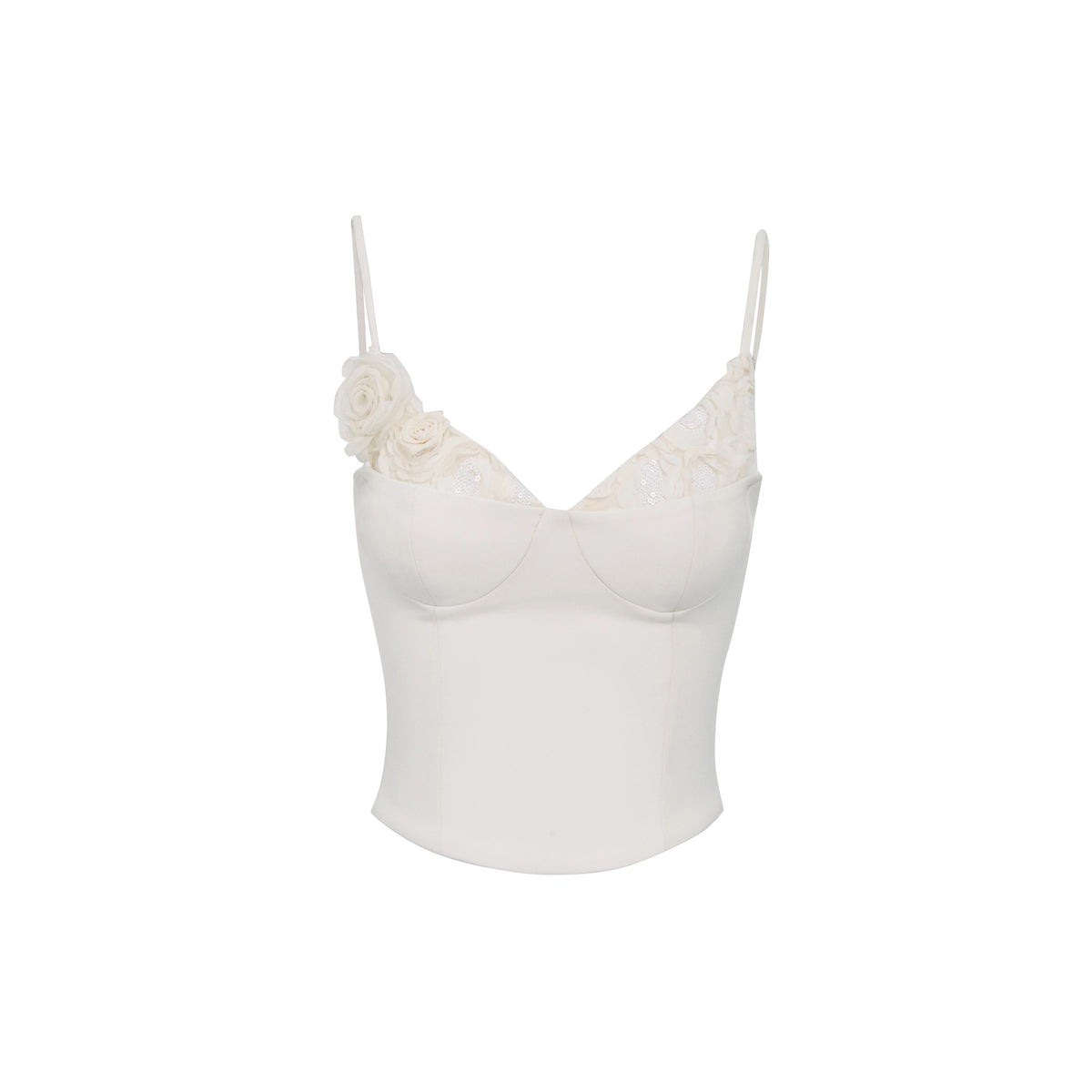 Fa Sogno White Tulle Dream Camisole Top and Skirt Set product image 4