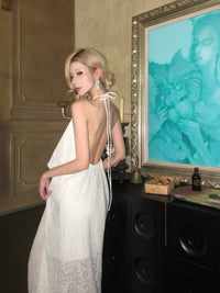 CROWCREW Mist-Kissed Pleated Dress