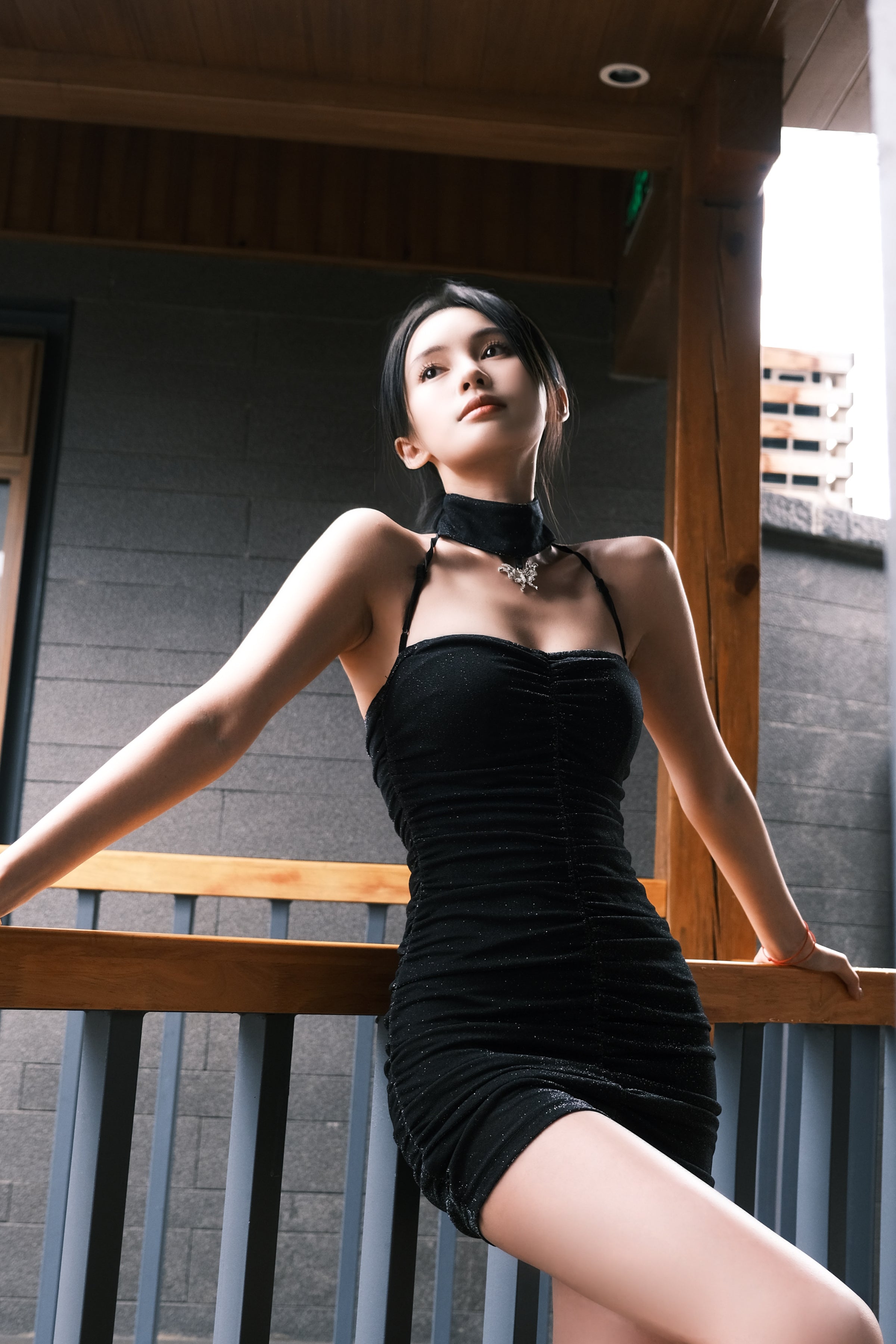 Black Halter Slim Mini Dress – MUE NEW YORK Black Halter Slim Mini Dress – MUE NEW YORK