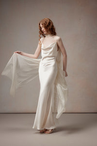 Fa Sogno Dawn Veil White Gown