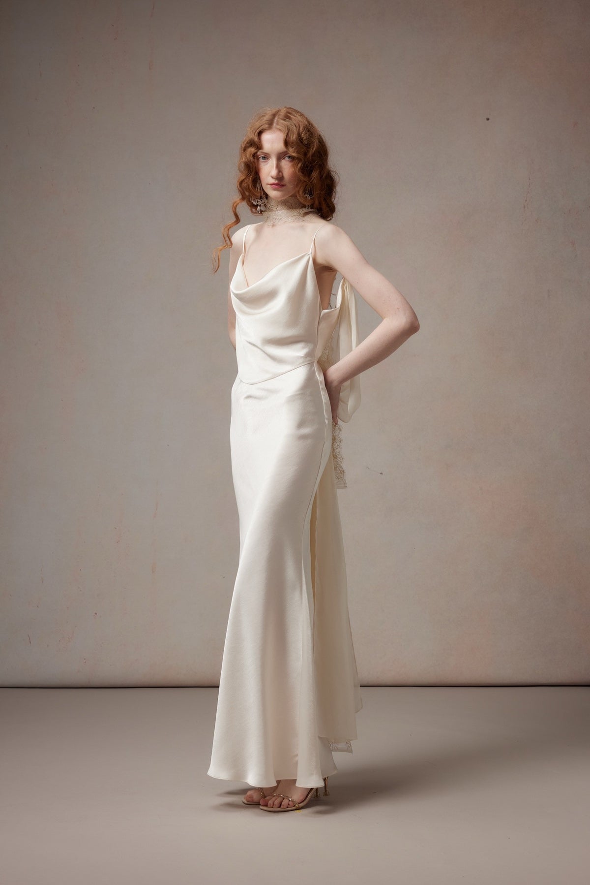 Fa Sogno Dawn Veil White Gown