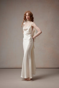 Fa Sogno Dawn Veil White Gown