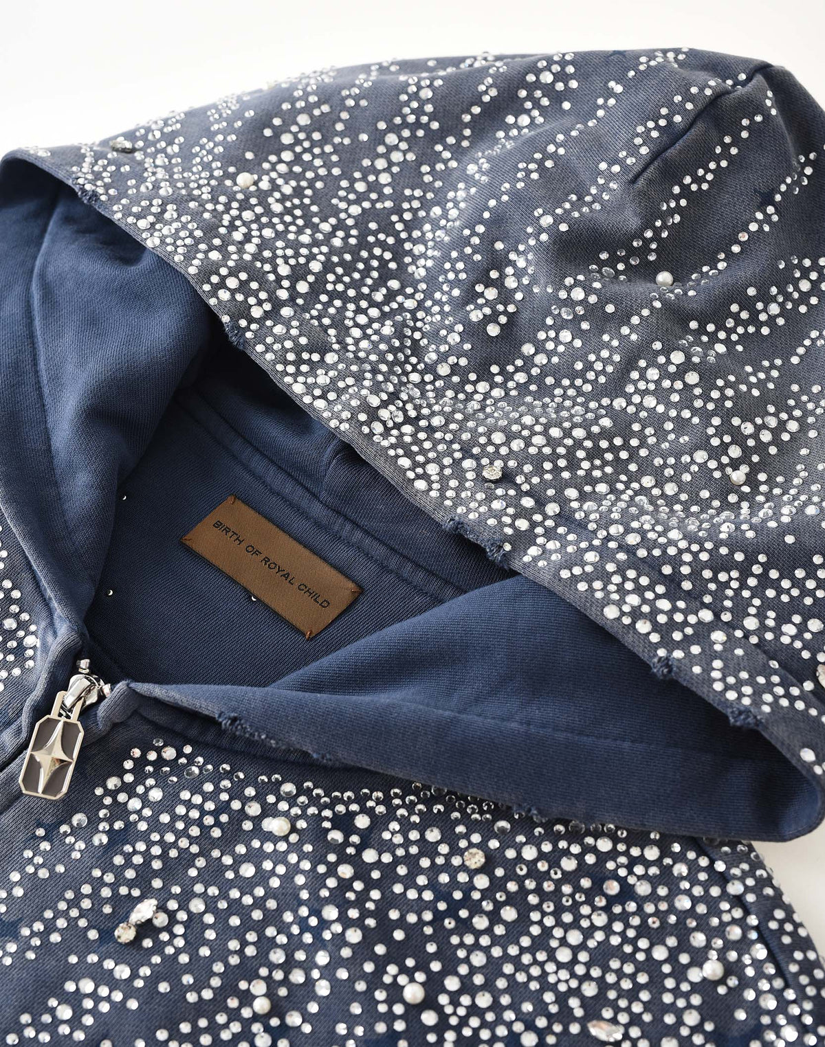 BORC Birth of Royal Child 20K Stellar Diamond Hoodie Blue