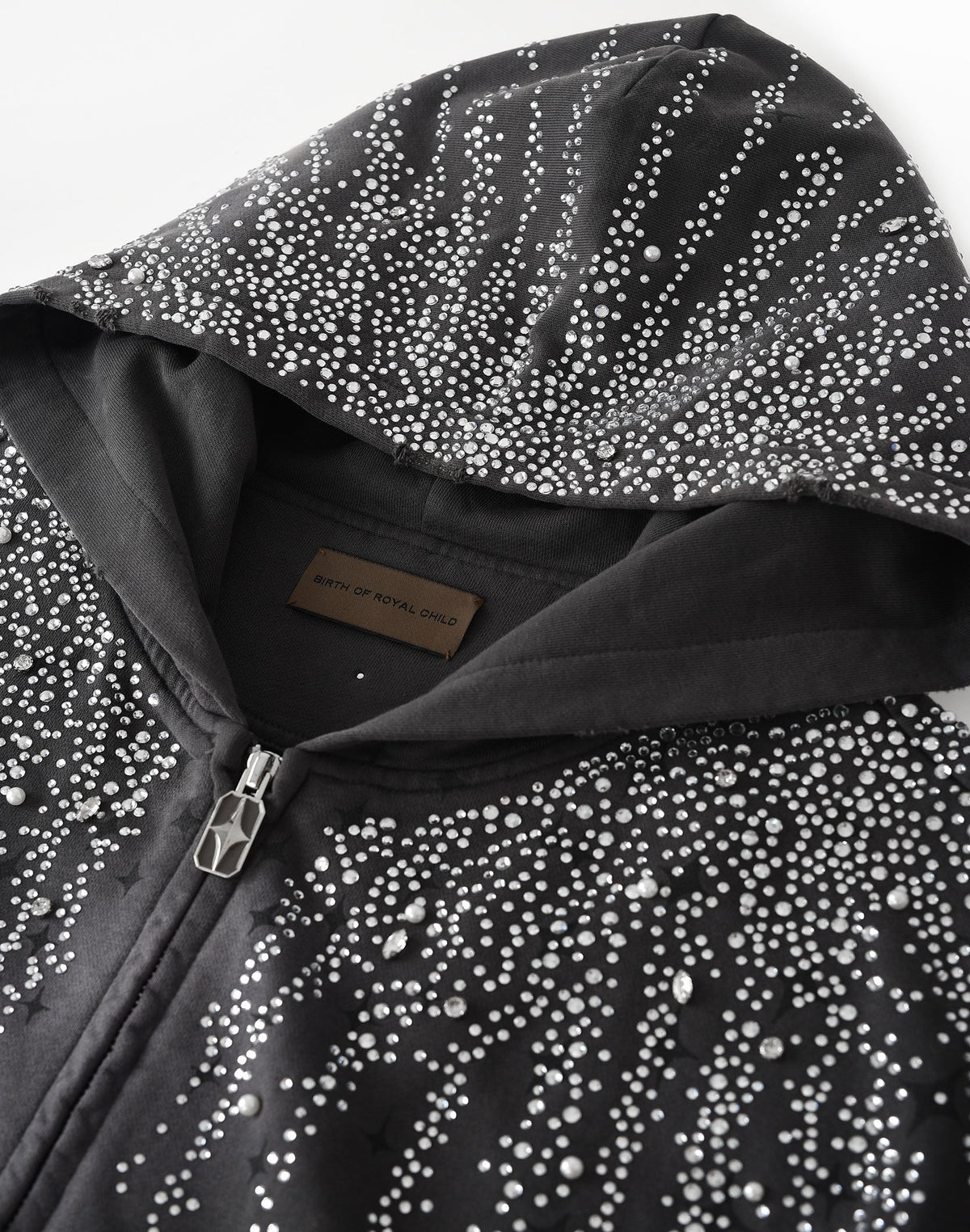 BORC Birth of Royal Child 20K Stellar Diamond Hoodie Gray