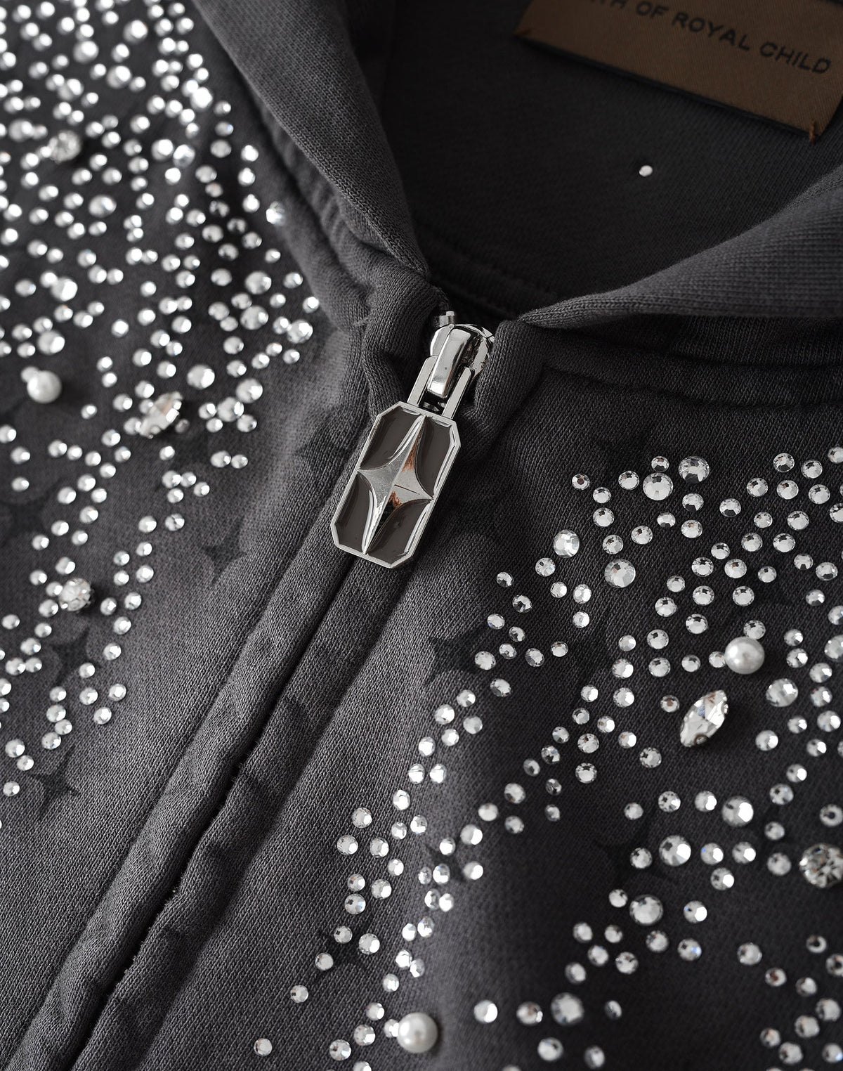 BORC Birth of Royal Child 20K Stellar Diamond Hoodie Gray