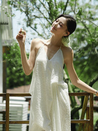 CROWCREW Mist-Kissed Pleated Dress