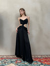 CROWCREW Ancient Greek Opulent Cross-Back Maxi Dress