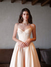 Sheer Luck Mirri White Sling Midi Dress