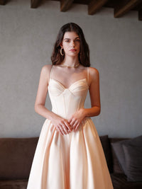 Sheer Luck Mirri White Sling Midi Dress