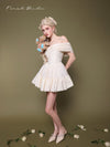 First Date Ivory Bow Dress