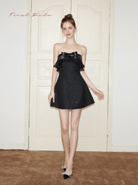 First Date Black Starry Sky Dress