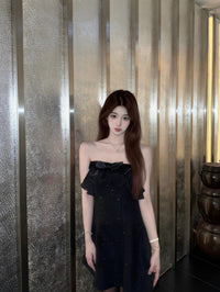 First Date Black Starry Sky Dress
