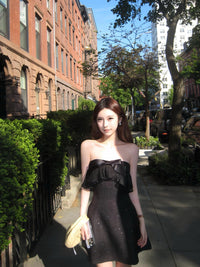 First Date Black Starry Sky Dress