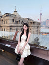 First Date Ivory Layered Dress