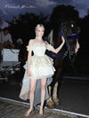 First Date Ivory Dress with Train