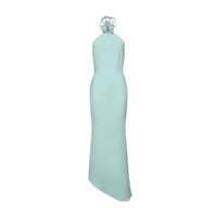 Halter Neck Strap Slim Fit Maxi Dress