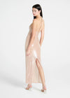 Mermaid Sequins Slim Slip Maxi Dress