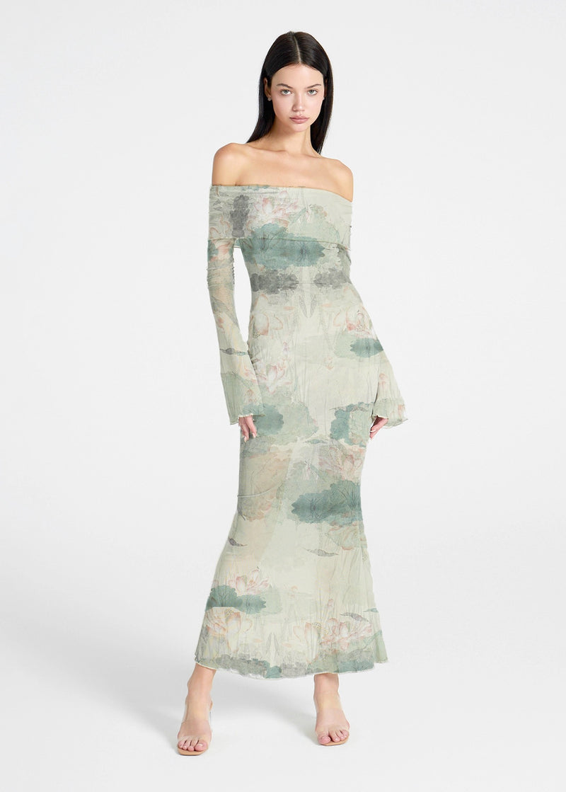 off shoulder dress in chinese elegant chinese style qipao dress women shoulder