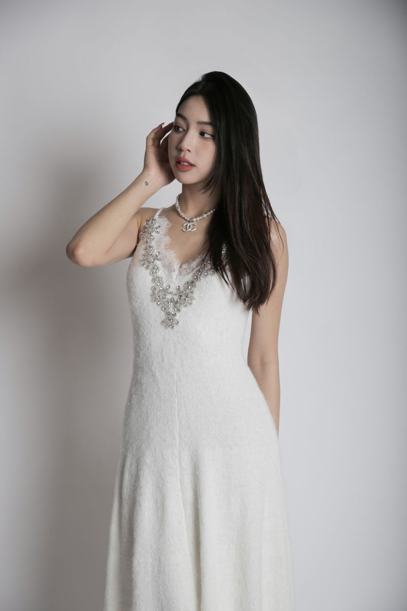 V-neck Lace Dress