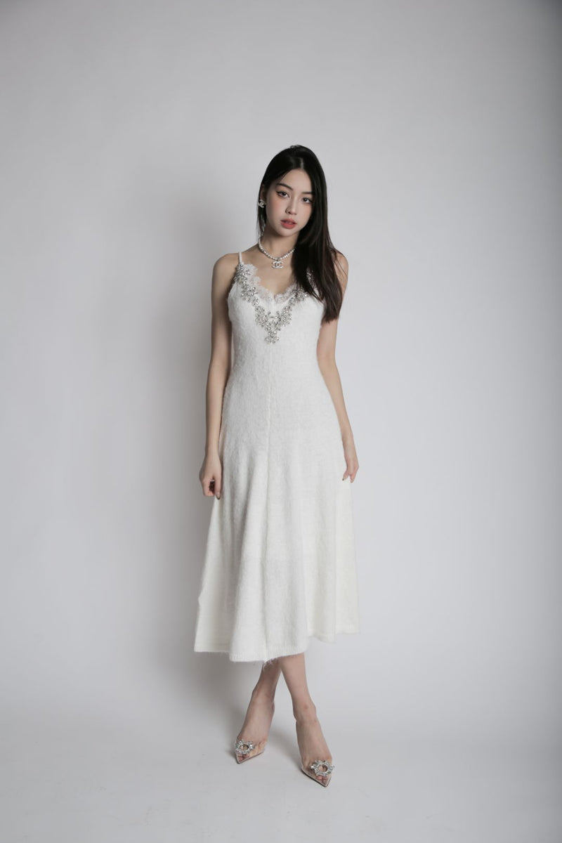 V-neck Lace Dress