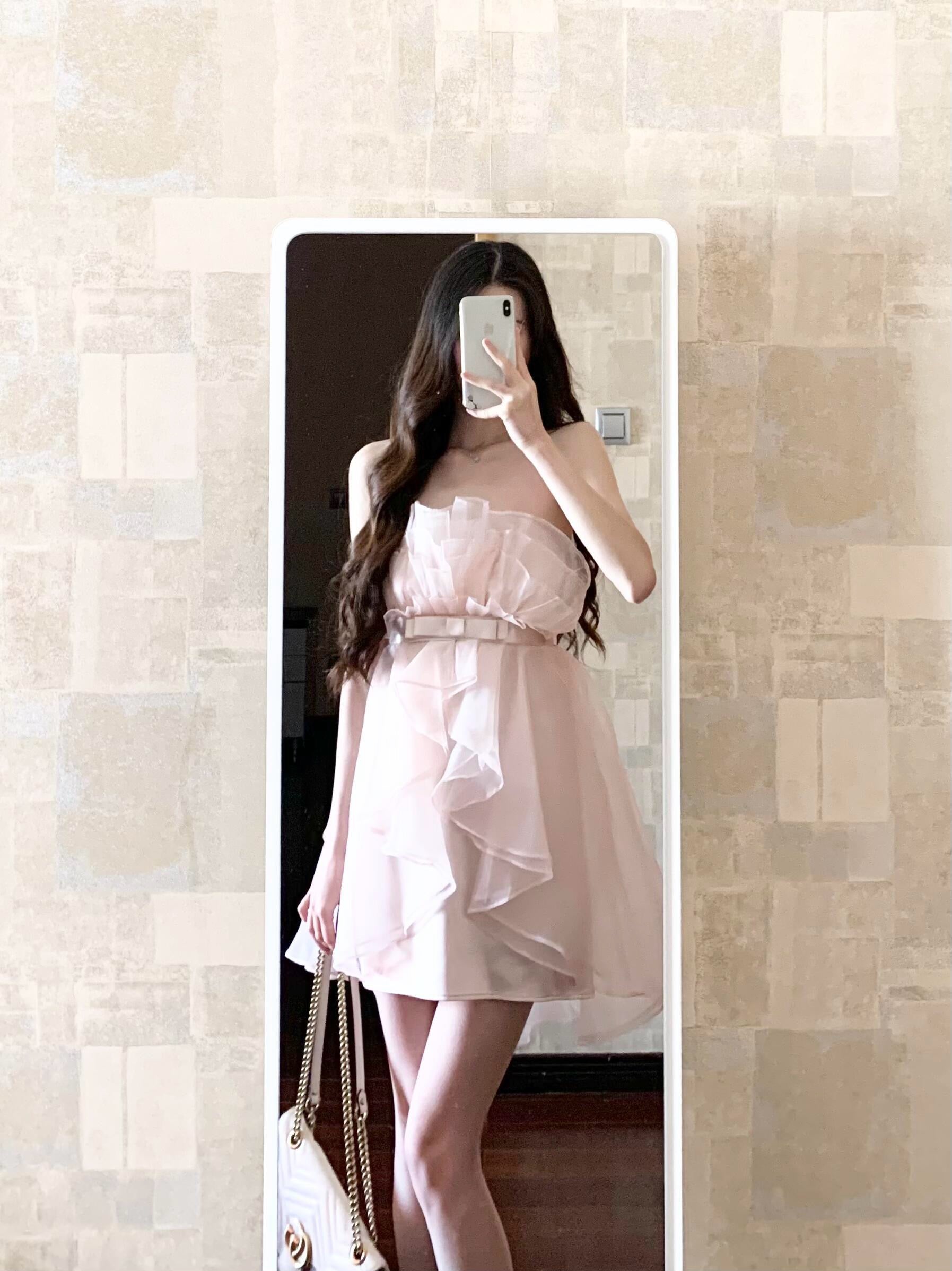 First Date Pink Bouquet Dress