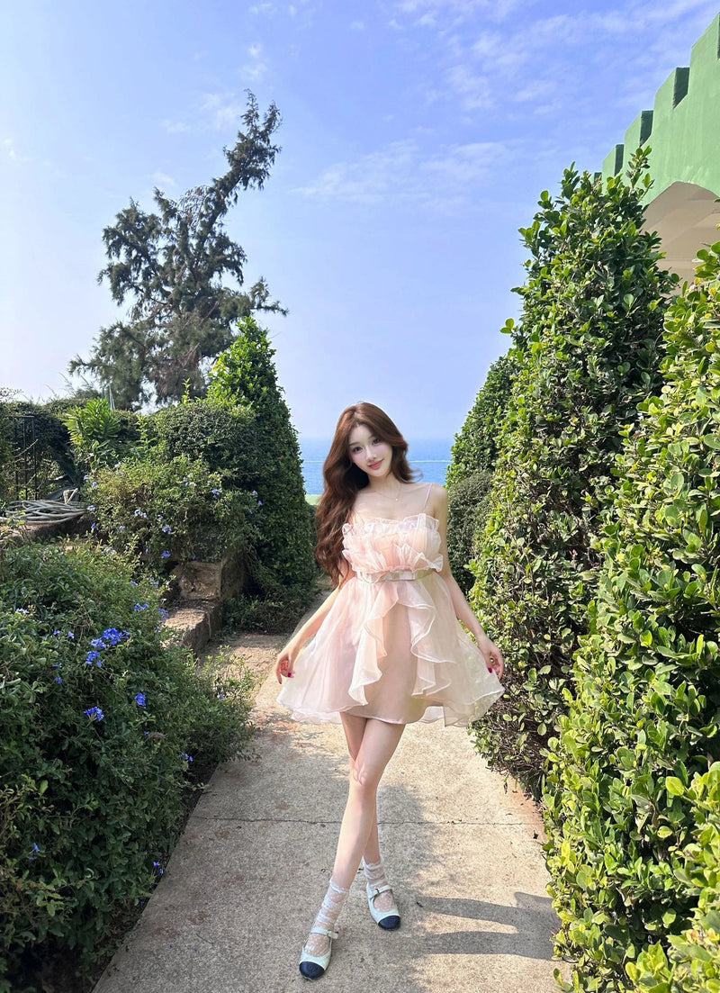 First Date Pink Bouquet Dress