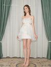 First Date White Bouquet Dress