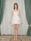First Date White Bouquet Dress