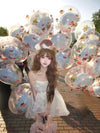 First Date White Bouquet Dress