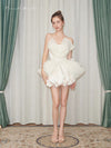 First Date White Flower Sheer Sleeveless Dress