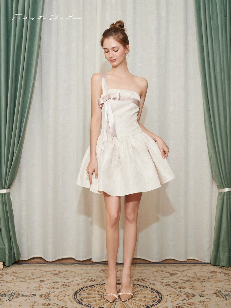 First Date Gift Dress Jacquard Dress