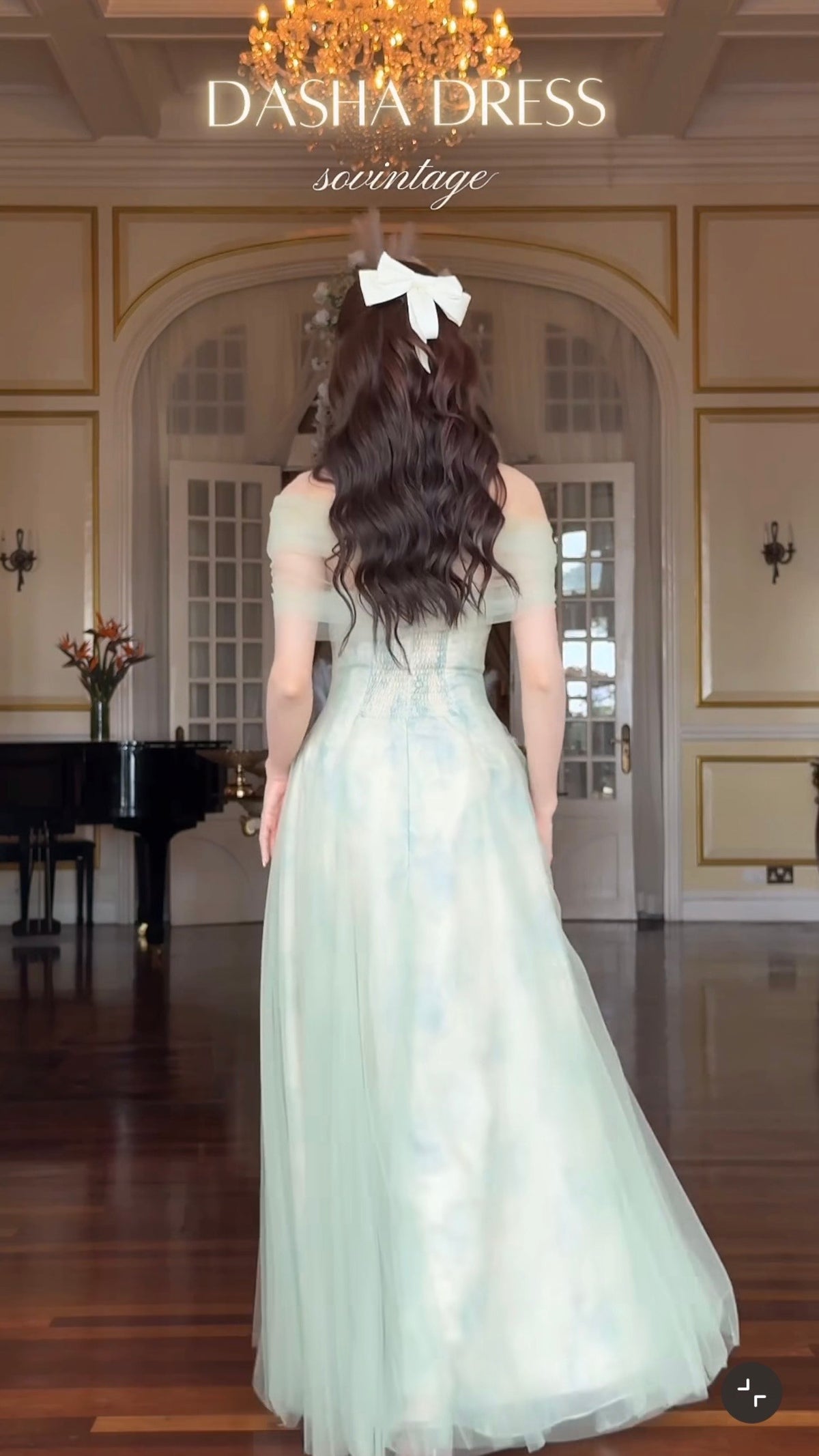 SoVintage Dasha Mint Green Slip Dress